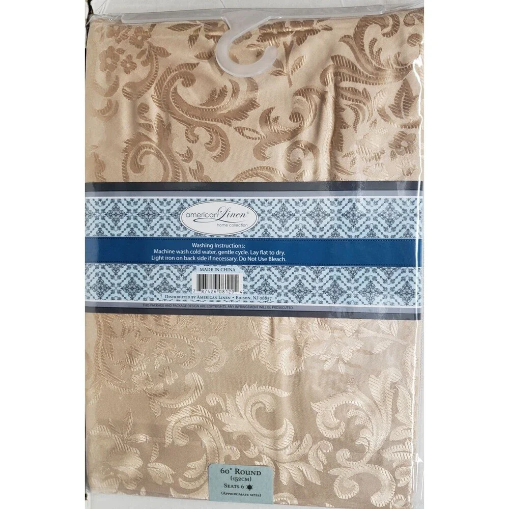 Fabric Textured Tablecloth 60